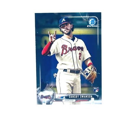97 Free shipping 2023 Topps Chrome - Pick Your Card - BUY 2 FREE SHIP - Inserts & Parallels 0. . Dansby swanson rookie card